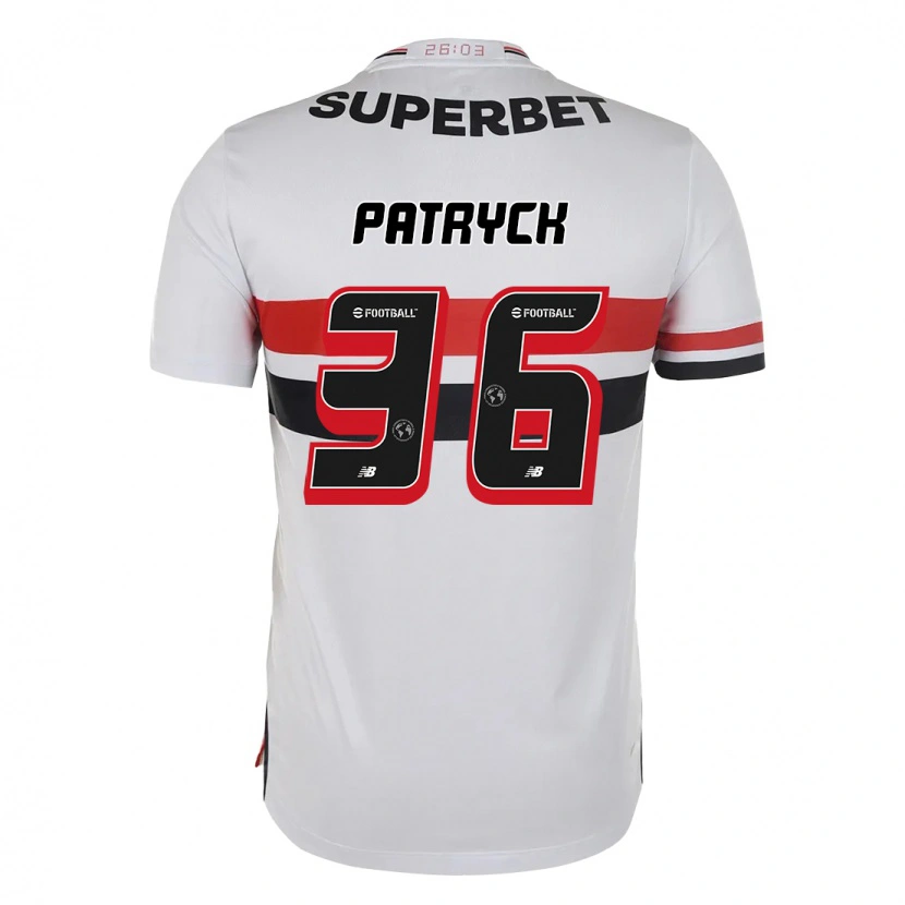 Danxen Niño Camiseta Patryck #36 Negro Rojo 1ª Equipación 2025/26 La Camisa México