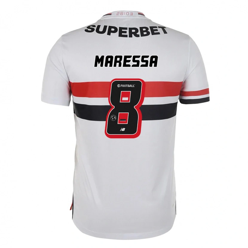 Danxen Niño Camiseta Maressa #8 Negro Rojo 1ª Equipación 2025/26 La Camisa México