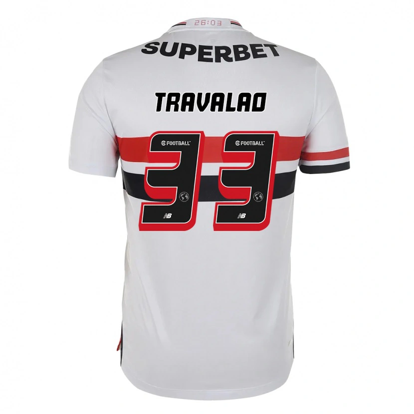 Danxen Niño Camiseta Rafa Travalão #33 Negro Rojo 1ª Equipación 2025/26 La Camisa México