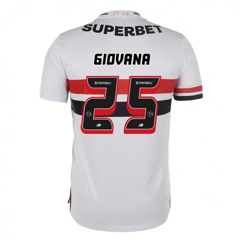 Danxen Niño Camiseta Giovana #25 Negro Rojo 1ª Equipación 2025/26 La Camisa México