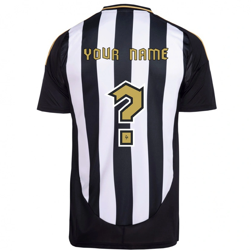 Danxen Niño Camiseta Su Nombre #0 Blanco Negro 1ª Equipación 2025/26 La Camisa México