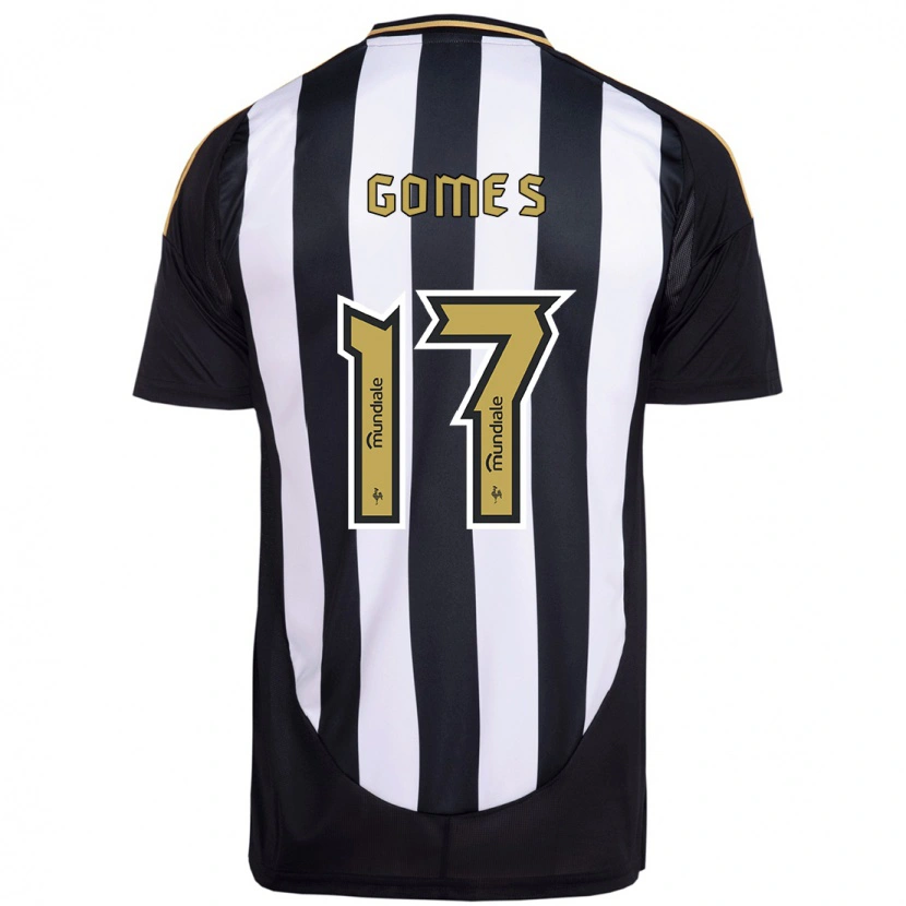 Danxen Niño Camiseta Igor Gomes #17 Blanco Negro 1ª Equipación 2025/26 La Camisa México