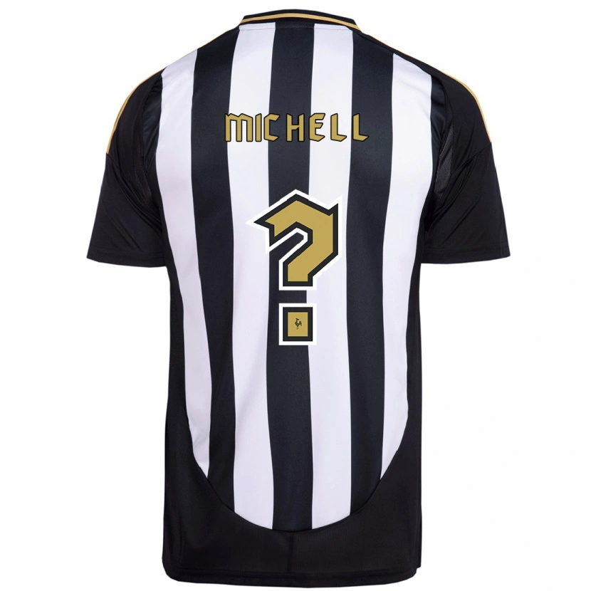 Danxen Niño Camiseta Victor Michell #0 Blanco Negro 1ª Equipación 2025/26 La Camisa México