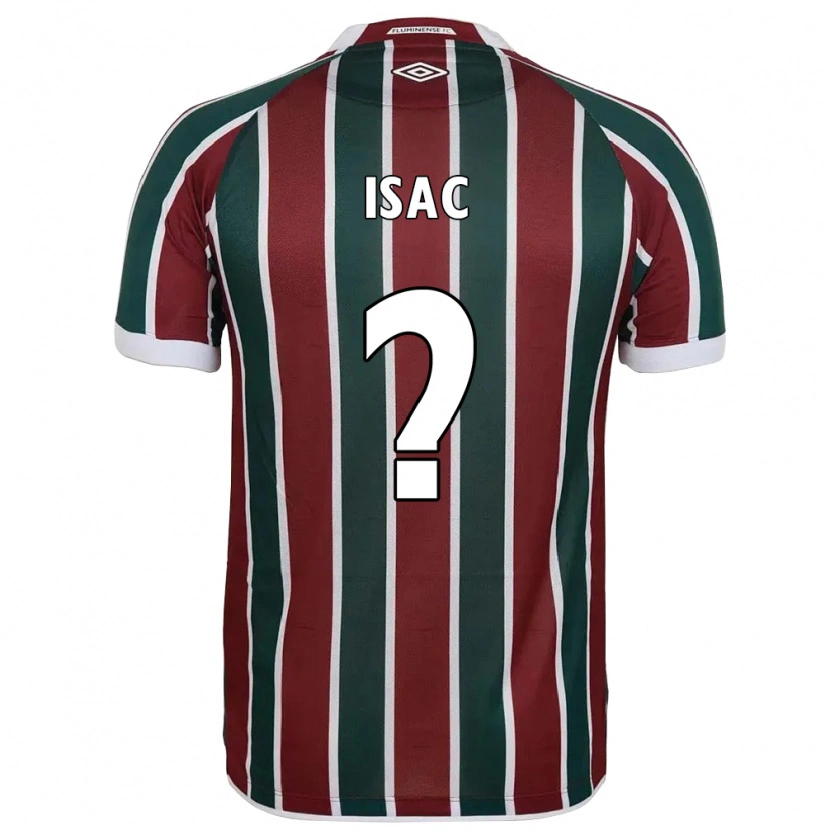 Danxen Niño Camiseta Isac #0 Blanco Verde Granate 1ª Equipación 2025/26 La Camisa México
