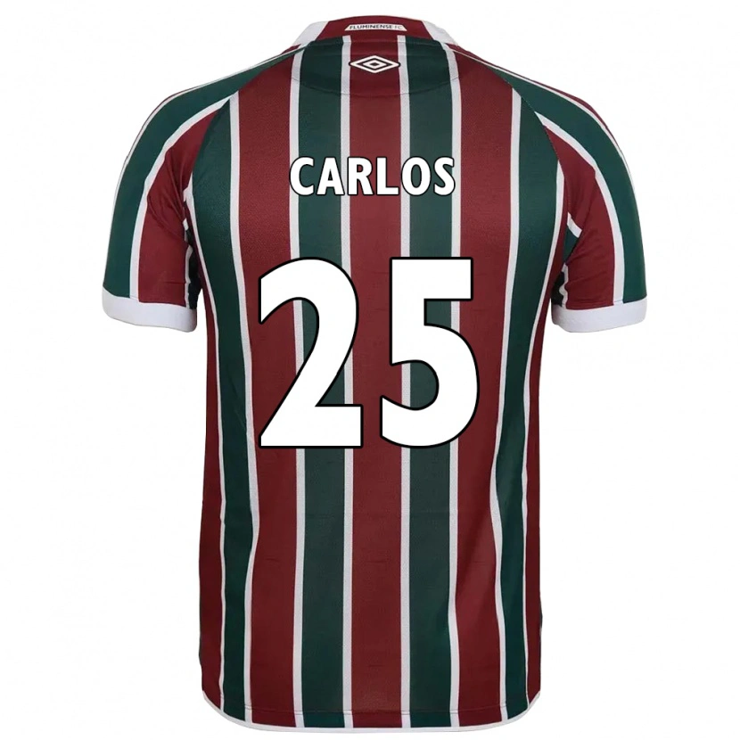 Danxen Niño Camiseta Antônio Carlos #25 Blanco Verde Granate 1ª Equipación 2025/26 La Camisa México