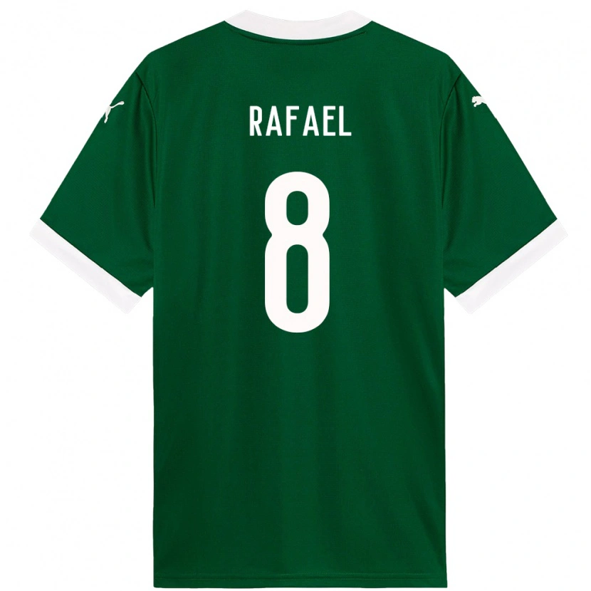 Danxen Niño Camiseta Zé Rafael #8 Blanco Verde 1ª Equipación 2025/26 La Camisa México