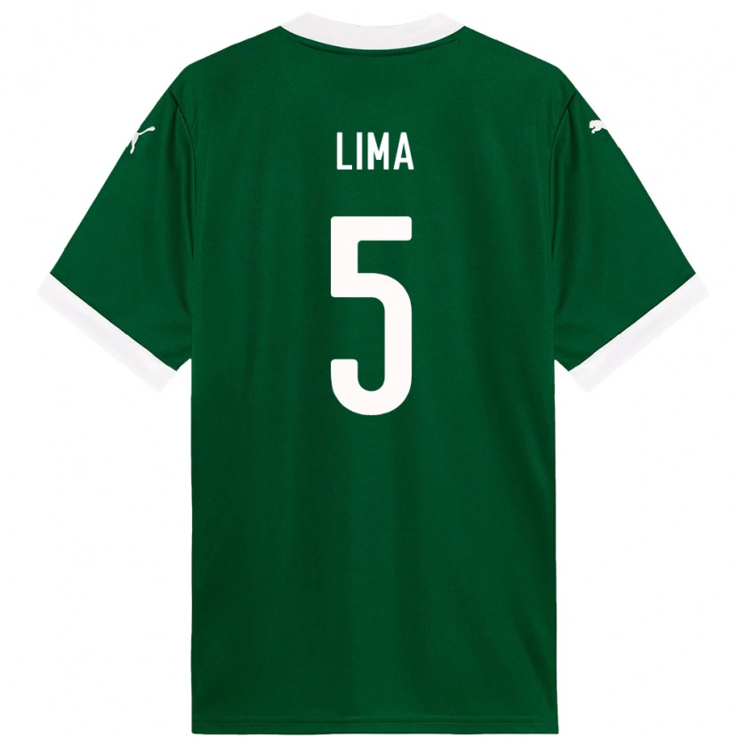 Danxen Niño Camiseta Ingryd Lima #5 Blanco Verde 1ª Equipación 2025/26 La Camisa México