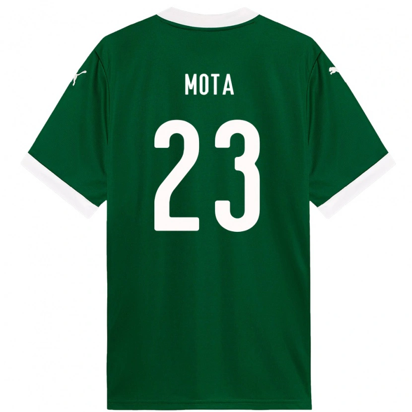 Danxen Niño Camiseta Flávia Mota #23 Blanco Verde 1ª Equipación 2025/26 La Camisa México