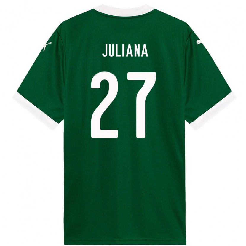 Danxen Niño Camiseta Juliana #27 Blanco Verde 1ª Equipación 2025/26 La Camisa México
