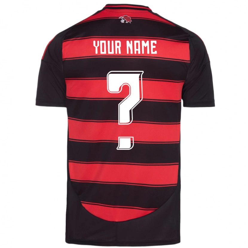 Danxen Niño Camiseta Su Nombre #0 Blanco Rojo 1ª Equipación 2025/26 La Camisa México