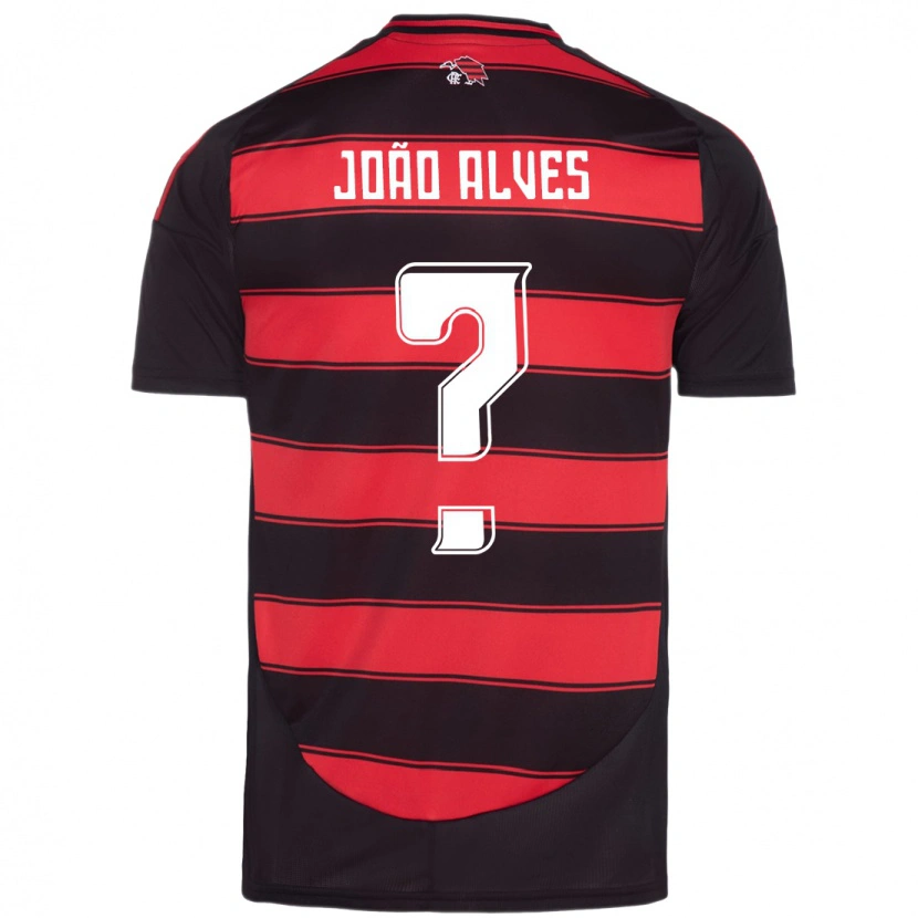 Danxen Niño Camiseta João Alves #0 Blanco Rojo 1ª Equipación 2025/26 La Camisa México