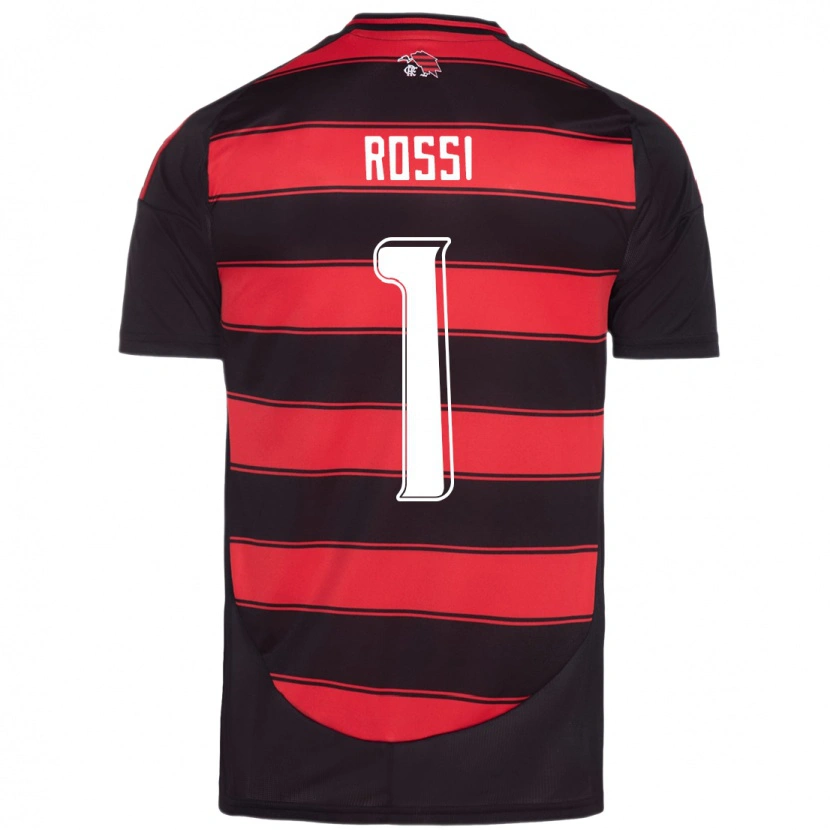 Danxen Niño Camiseta Agustín Rossi #1 Blanco Rojo 1ª Equipación 2025/26 La Camisa México