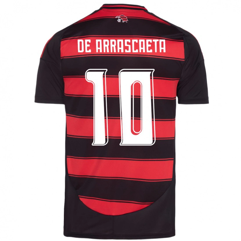 Danxen Niño Camiseta Giorgian De Arrascaeta #10 Blanco Rojo 1ª Equipación 2025/26 La Camisa México
