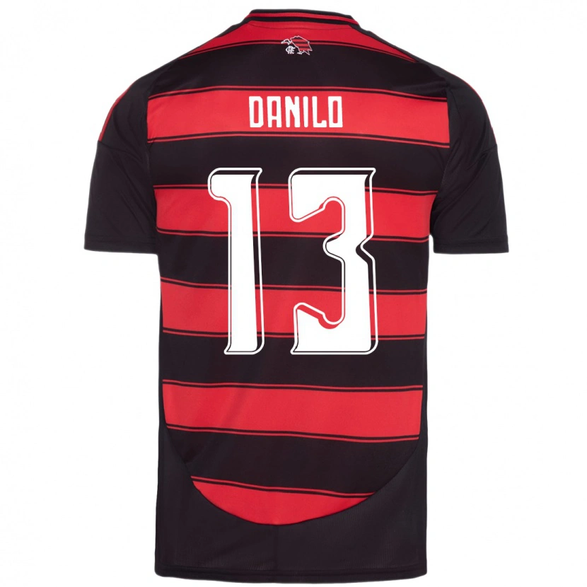 Danxen Niño Camiseta Danilo #13 Blanco Rojo 1ª Equipación 2025/26 La Camisa México