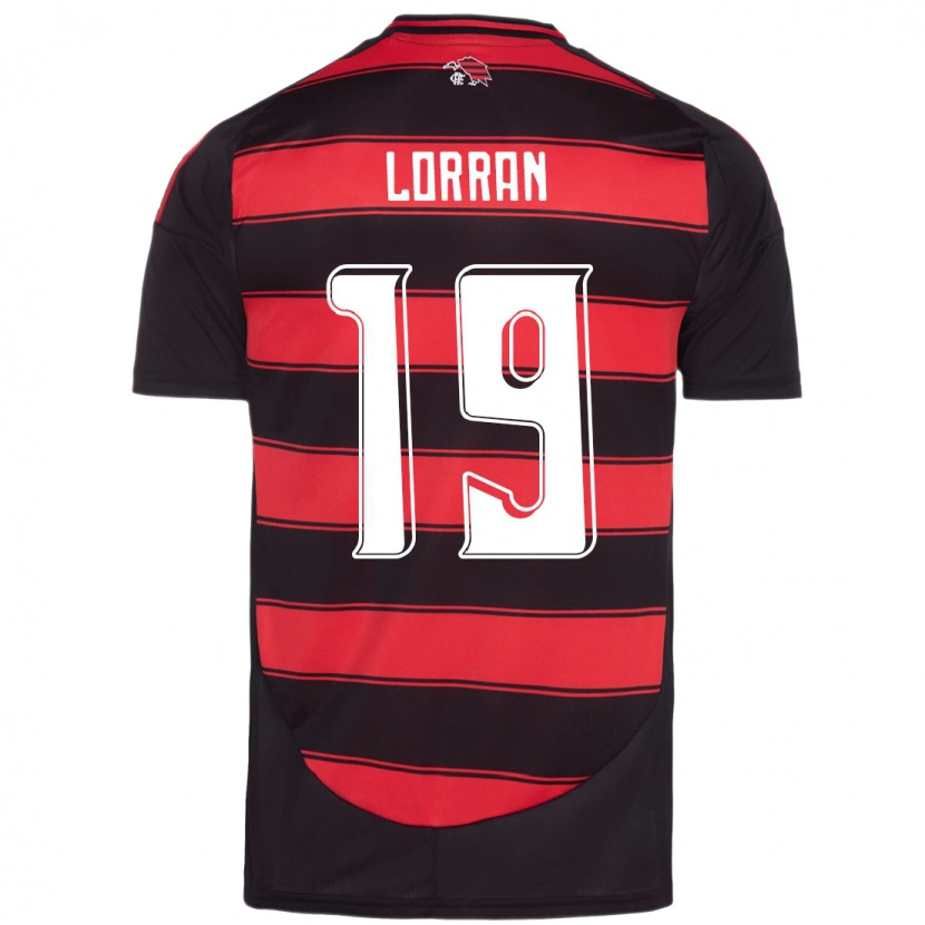 Danxen Niño Camiseta Lorran #19 Blanco Rojo 1ª Equipación 2025/26 La Camisa México