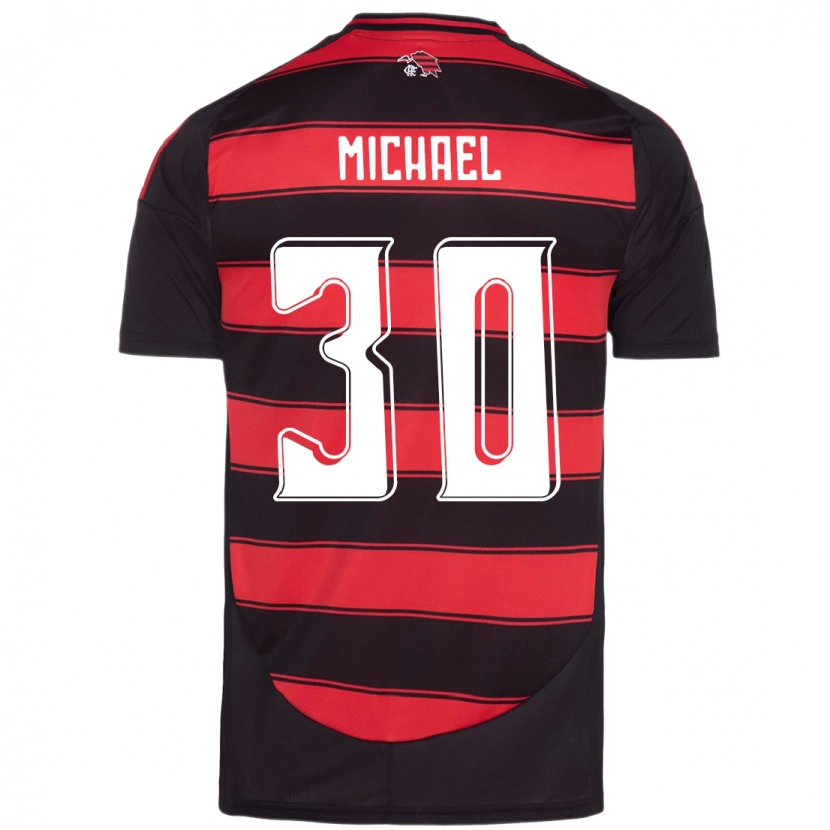 Danxen Niño Camiseta Michael #30 Blanco Rojo 1ª Equipación 2025/26 La Camisa México