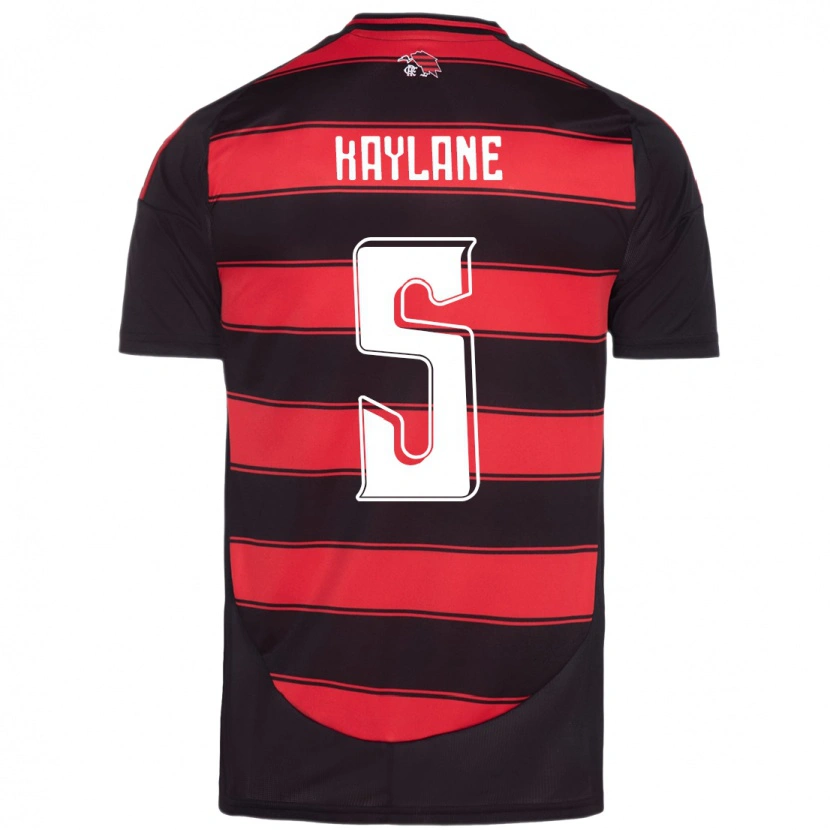 Danxen Niño Camiseta Kaylane #5 Blanco Rojo 1ª Equipación 2025/26 La Camisa México