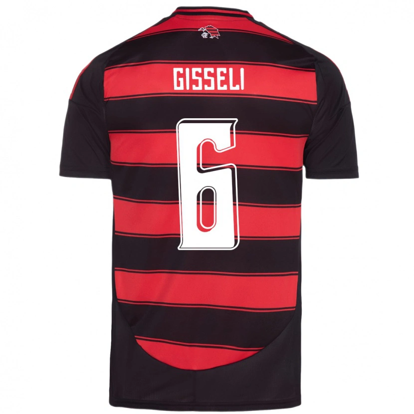 Danxen Niño Camiseta Gisseli #6 Blanco Rojo 1ª Equipación 2025/26 La Camisa México