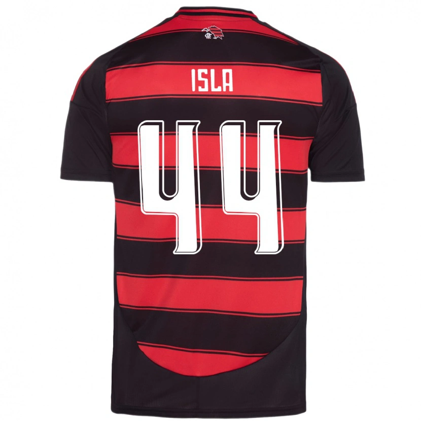 Danxen Niño Camiseta Mauricio Isla #44 Blanco Rojo 1ª Equipación 2025/26 La Camisa México