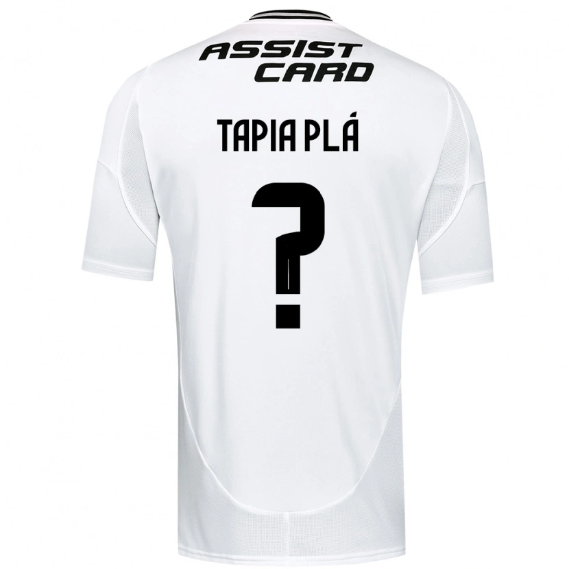 Danxen Niño Camiseta Santiago Tapia Plá #0 Negro Blanco Amarillo 1ª Equipación 2025/26 La Camisa México