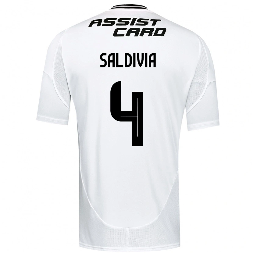 Danxen Niño Camiseta Alan Saldivia #4 Negro Blanco Amarillo 1ª Equipación 2025/26 La Camisa México