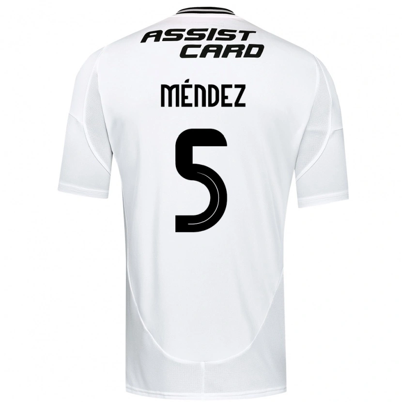 Danxen Niño Camiseta Víctor Méndez #5 Negro Blanco Amarillo 1ª Equipación 2025/26 La Camisa México