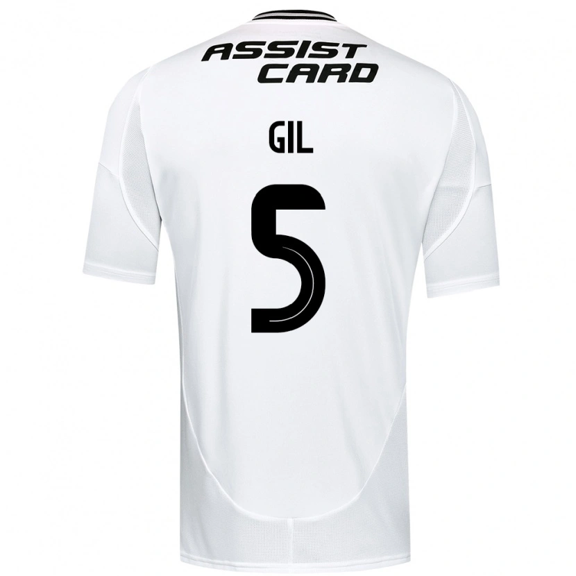 Danxen Niño Camiseta Leonardo Gil #5 Negro Blanco Amarillo 1ª Equipación 2025/26 La Camisa México