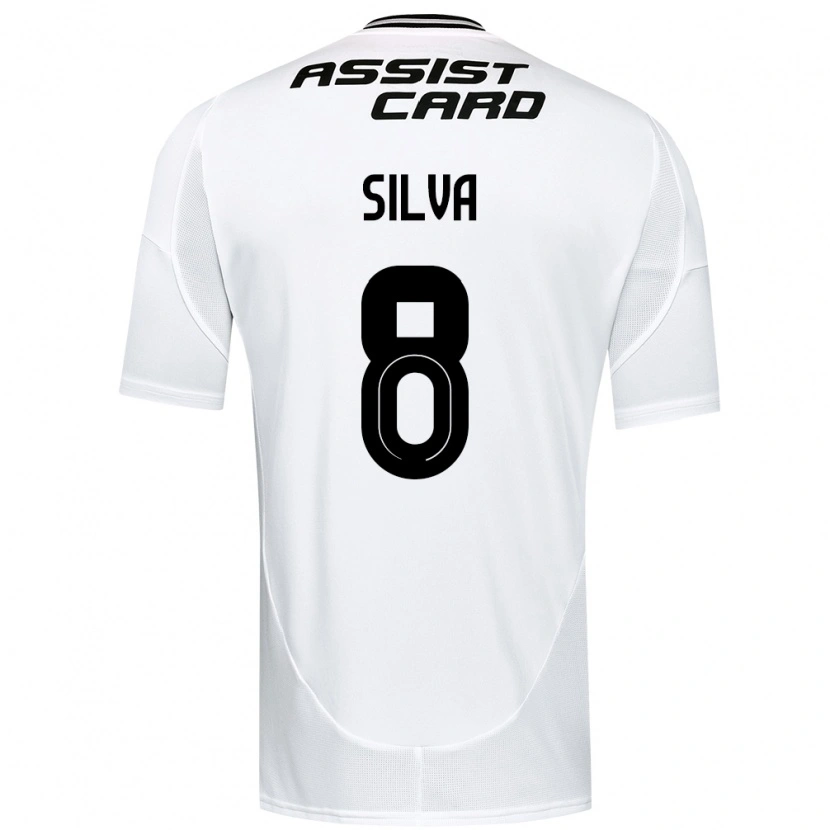 Danxen Niño Camiseta Bastián Silva #8 Negro Blanco Amarillo 1ª Equipación 2025/26 La Camisa México