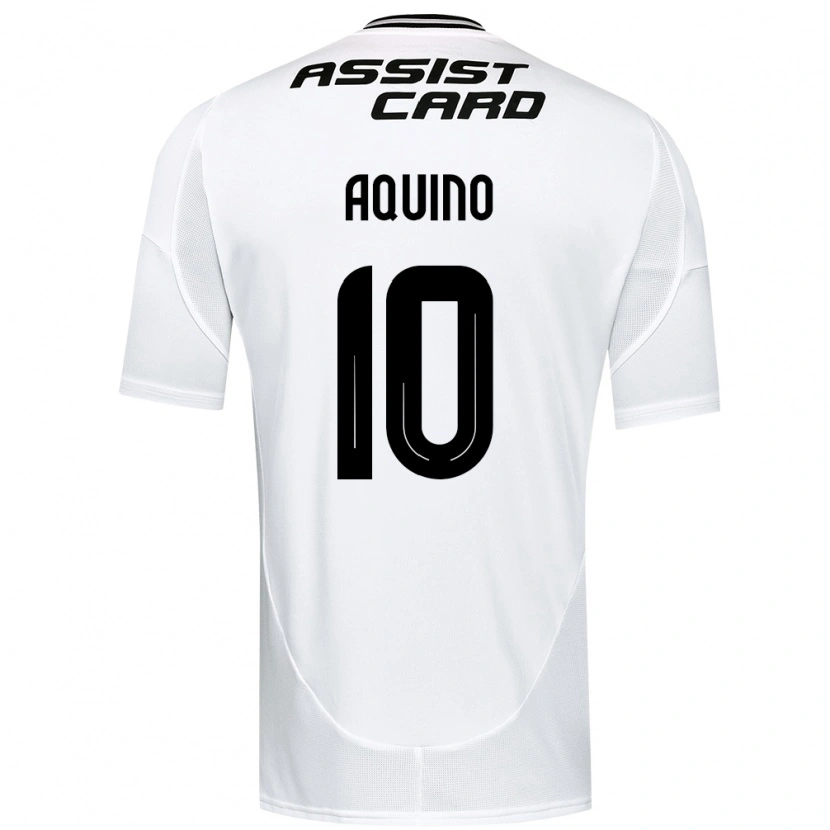 Danxen Niño Camiseta Claudio Aquino #10 Negro Blanco Amarillo 1ª Equipación 2025/26 La Camisa México