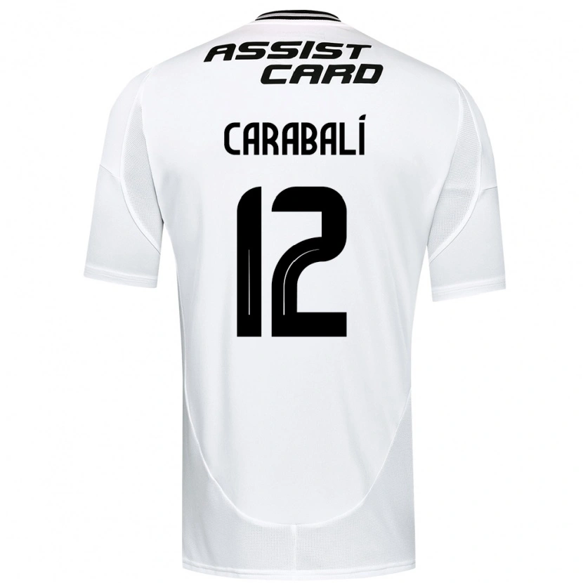 Danxen Niño Camiseta Omar Carabalí #12 Negro Blanco Amarillo 1ª Equipación 2025/26 La Camisa México