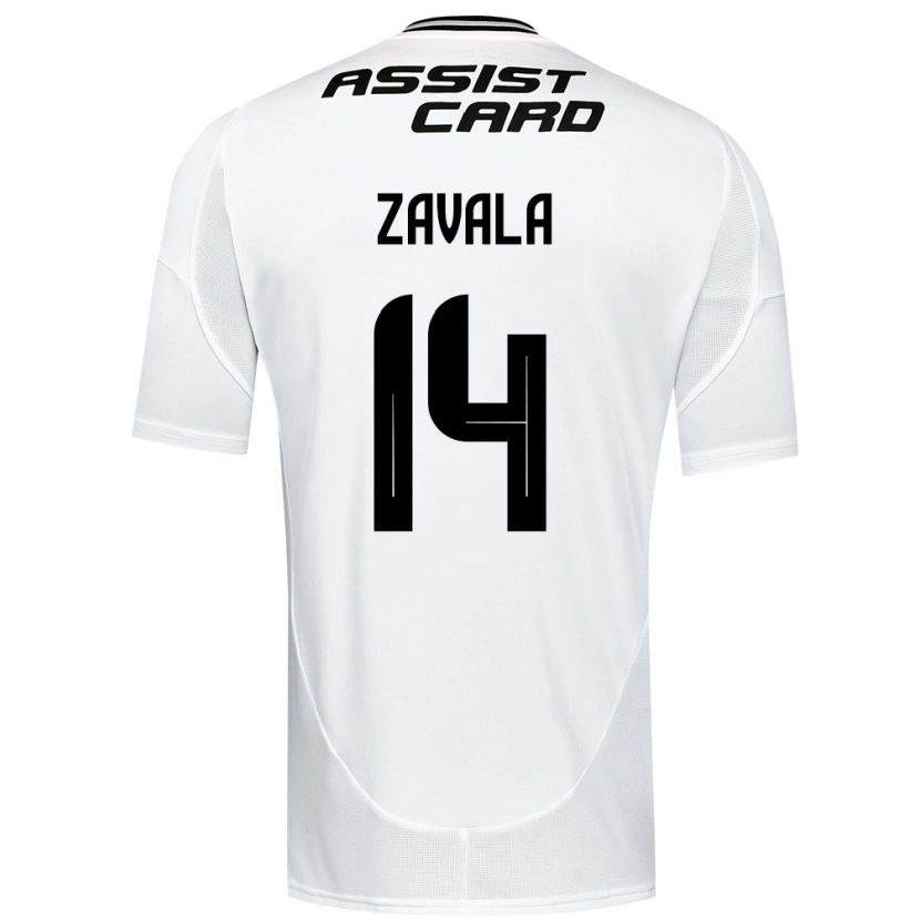 Danxen Niño Camiseta Cristián Zavala #14 Negro Blanco Amarillo 1ª Equipación 2025/26 La Camisa México