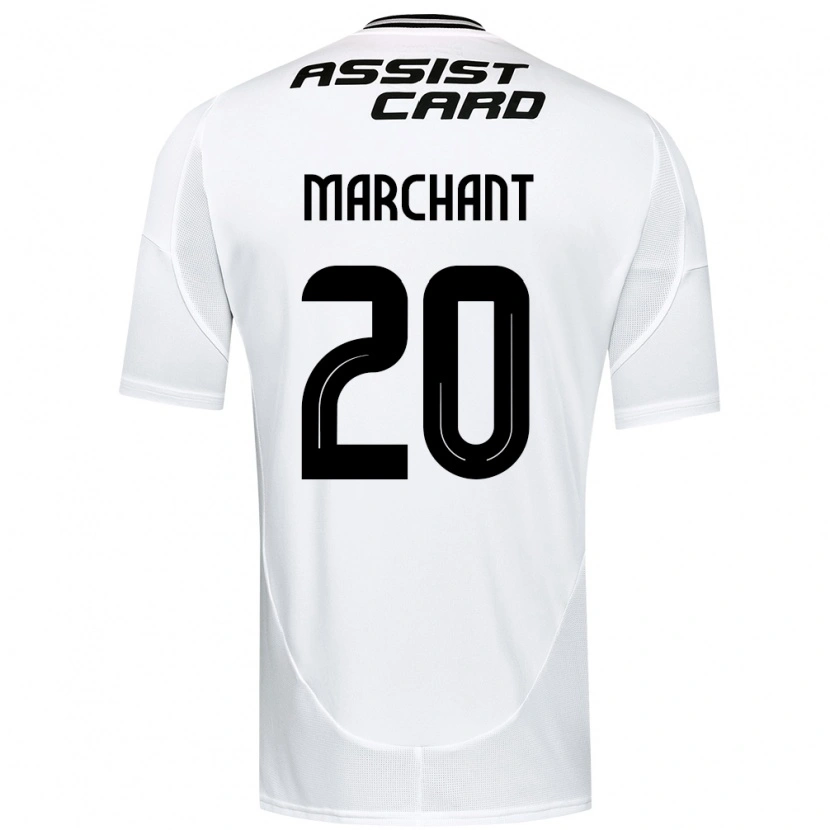 Danxen Niño Camiseta Francisco Marchant #20 Negro Blanco Amarillo 1ª Equipación 2025/26 La Camisa México