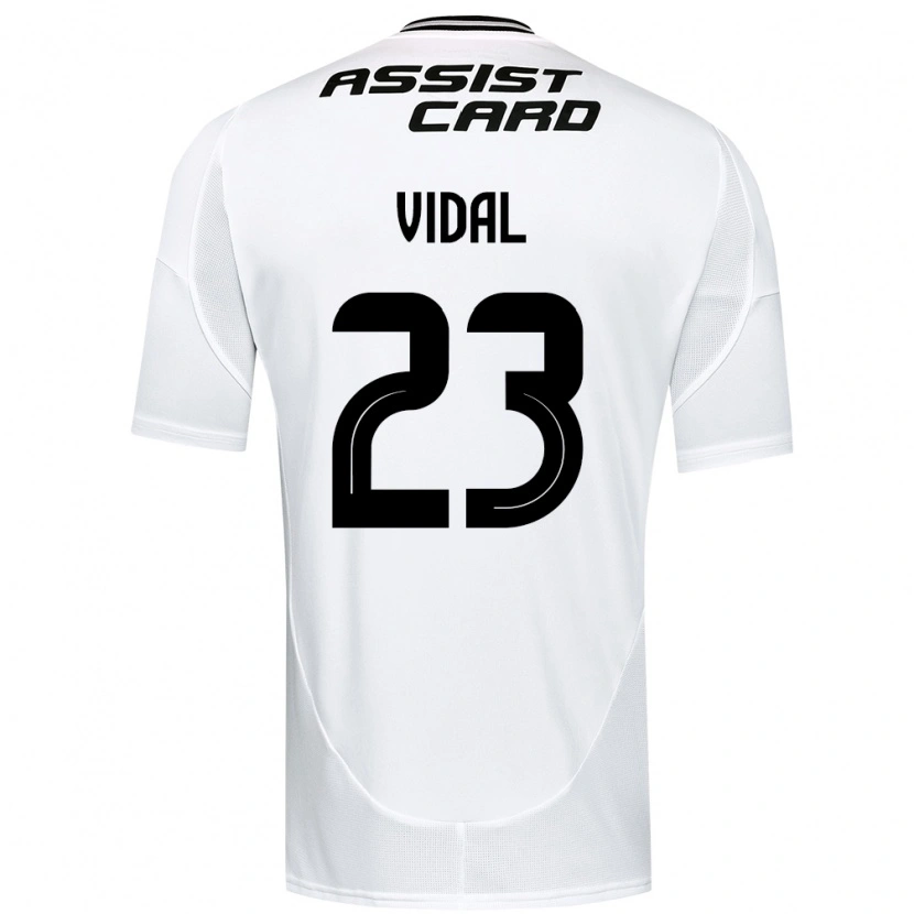 Danxen Niño Camiseta Arturo Vidal #23 Negro Blanco Amarillo 1ª Equipación 2025/26 La Camisa México