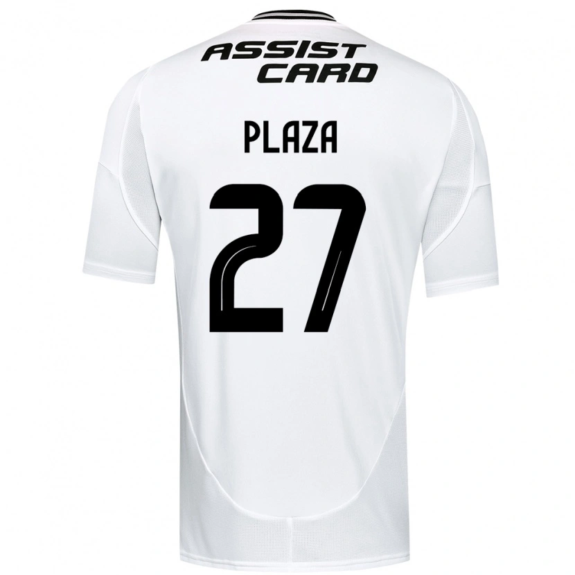 Danxen Niño Camiseta Diego Plaza #27 Negro Blanco Amarillo 1ª Equipación 2025/26 La Camisa México