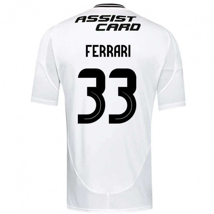 Danxen Niño Camiseta Matías Ferrari #33 Negro Blanco Amarillo 1ª Equipación 2025/26 La Camisa México