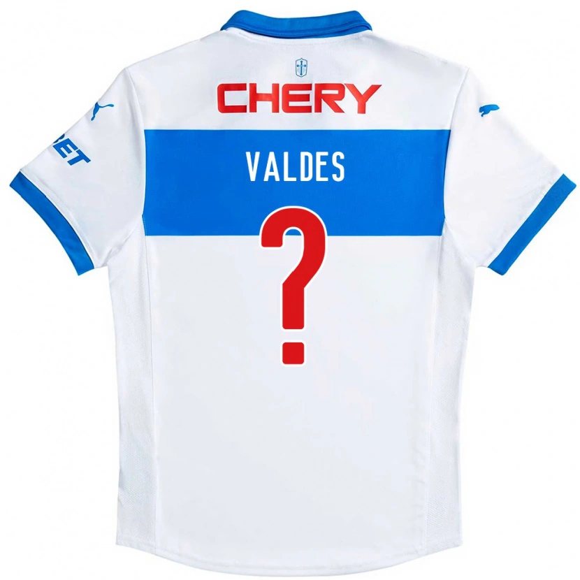 Danxen Niño Camiseta Francisco Valdés #0 Azul Real Blanco 1ª Equipación 2025/26 La Camisa México