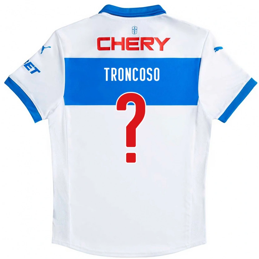 Danxen Niño Camiseta Leonardo Troncoso #0 Azul Real Blanco 1ª Equipación 2025/26 La Camisa México