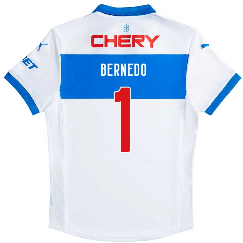 Danxen Niño Camiseta Vicente Bernedo #1 Azul Real Blanco 1ª Equipación 2025/26 La Camisa México