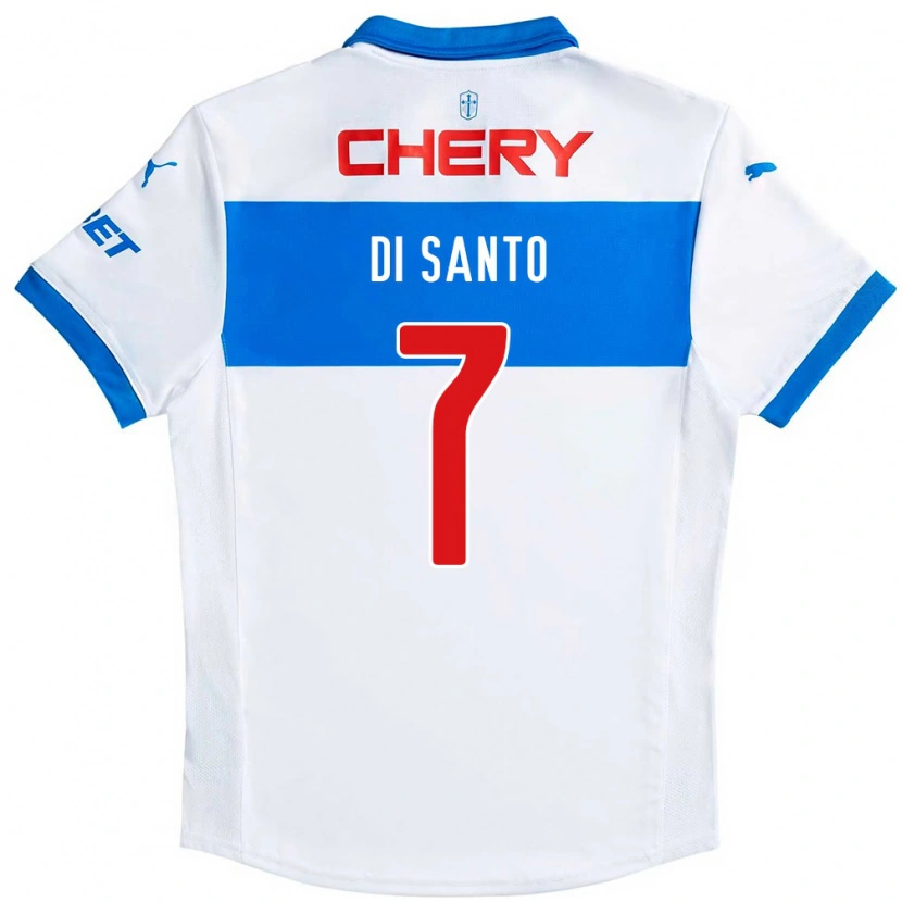 Danxen Niño Camiseta Franco Di Santo #7 Azul Real Blanco 1ª Equipación 2025/26 La Camisa México