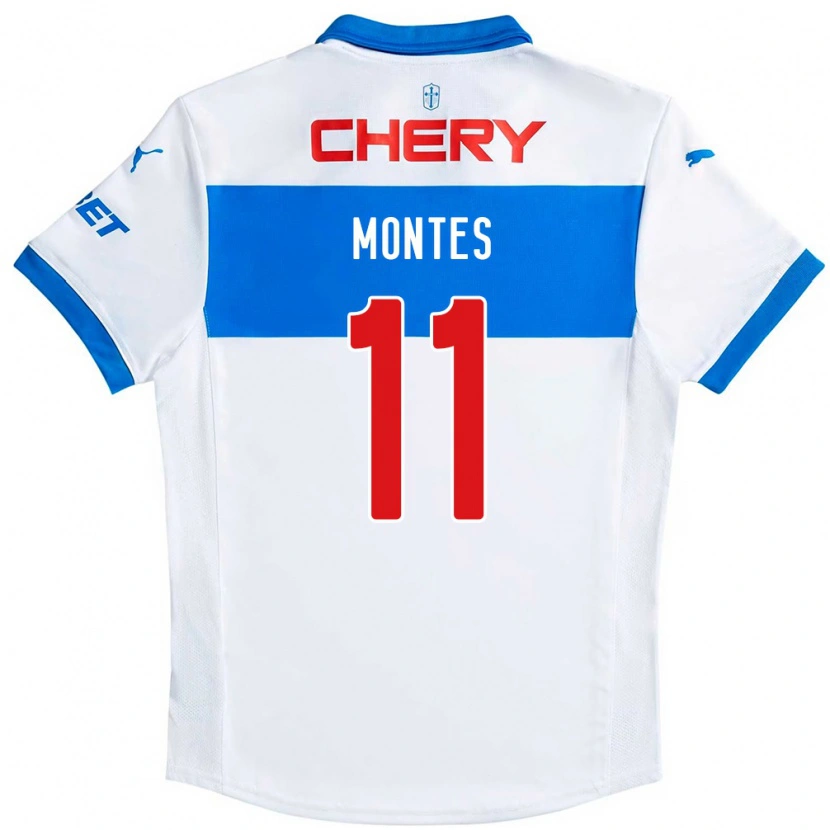Danxen Niño Camiseta Clemente Montes #11 Azul Real Blanco 1ª Equipación 2025/26 La Camisa México