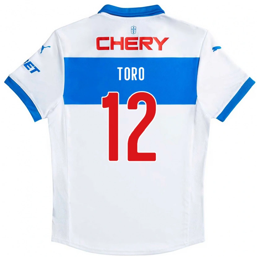 Danxen Niño Camiseta Ian Toro #12 Azul Real Blanco 1ª Equipación 2025/26 La Camisa México