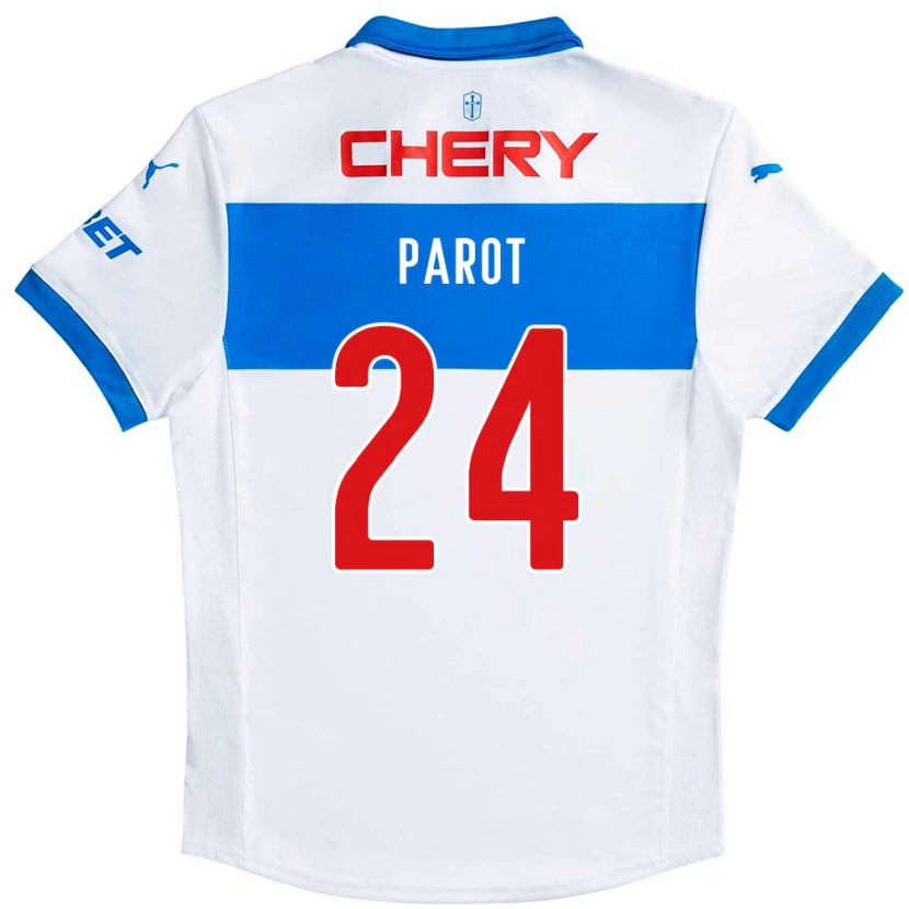 Danxen Niño Camiseta Alfonso Parot #24 Azul Real Blanco 1ª Equipación 2025/26 La Camisa México
