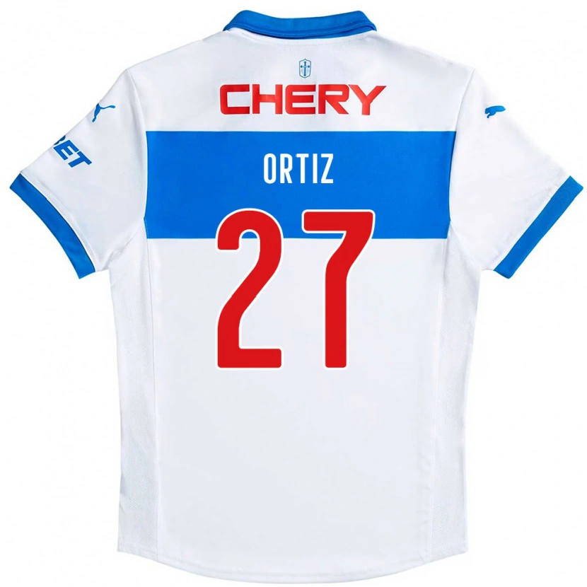 Danxen Niño Camiseta Jorge Ortiz #27 Azul Real Blanco 1ª Equipación 2025/26 La Camisa México