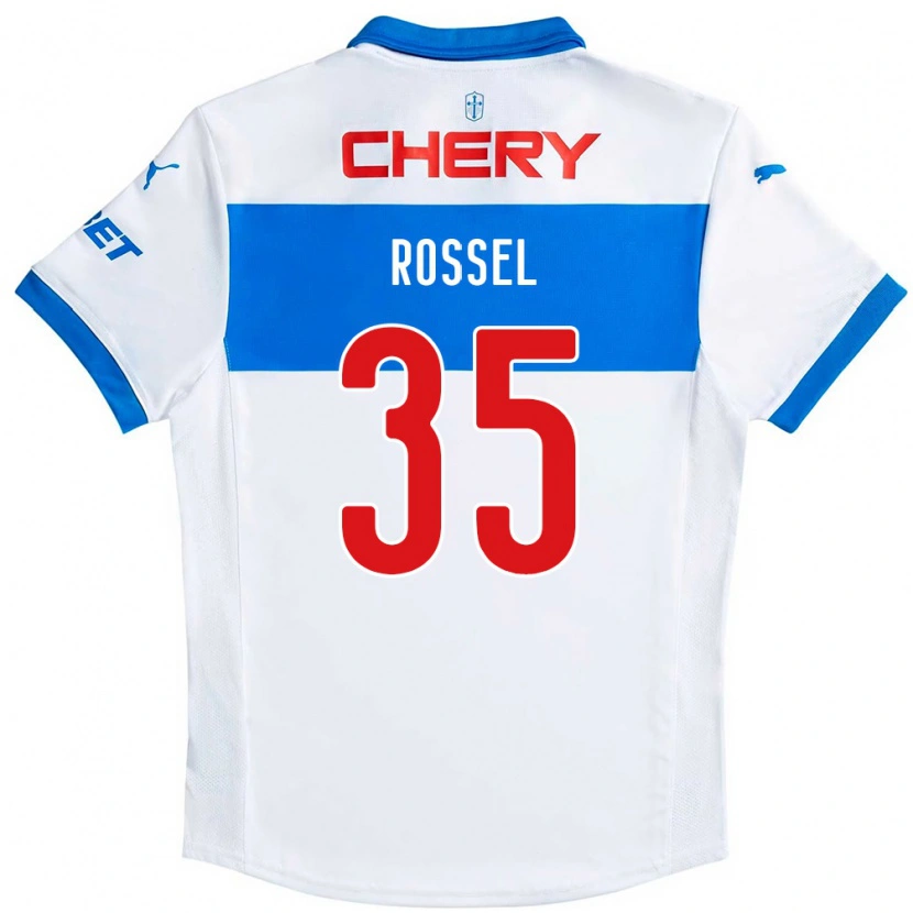 Danxen Niño Camiseta Juan Francisco Rossel #35 Azul Real Blanco 1ª Equipación 2025/26 La Camisa México