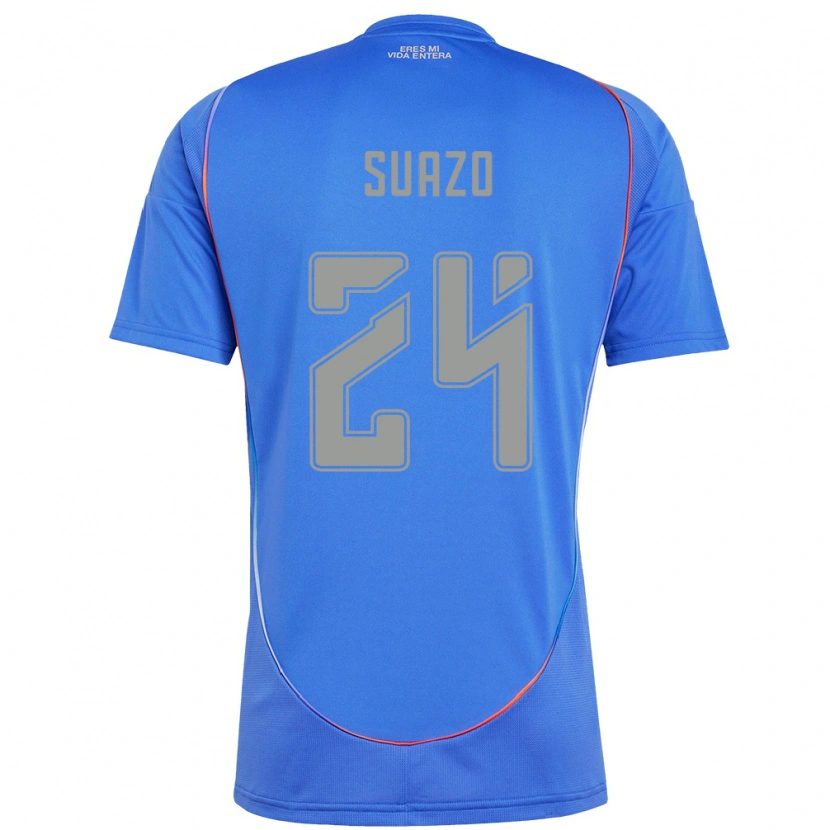 Danxen Niño Camiseta Arantza Suazo #24 Naranja Rojo 1ª Equipación 2025/26 La Camisa México