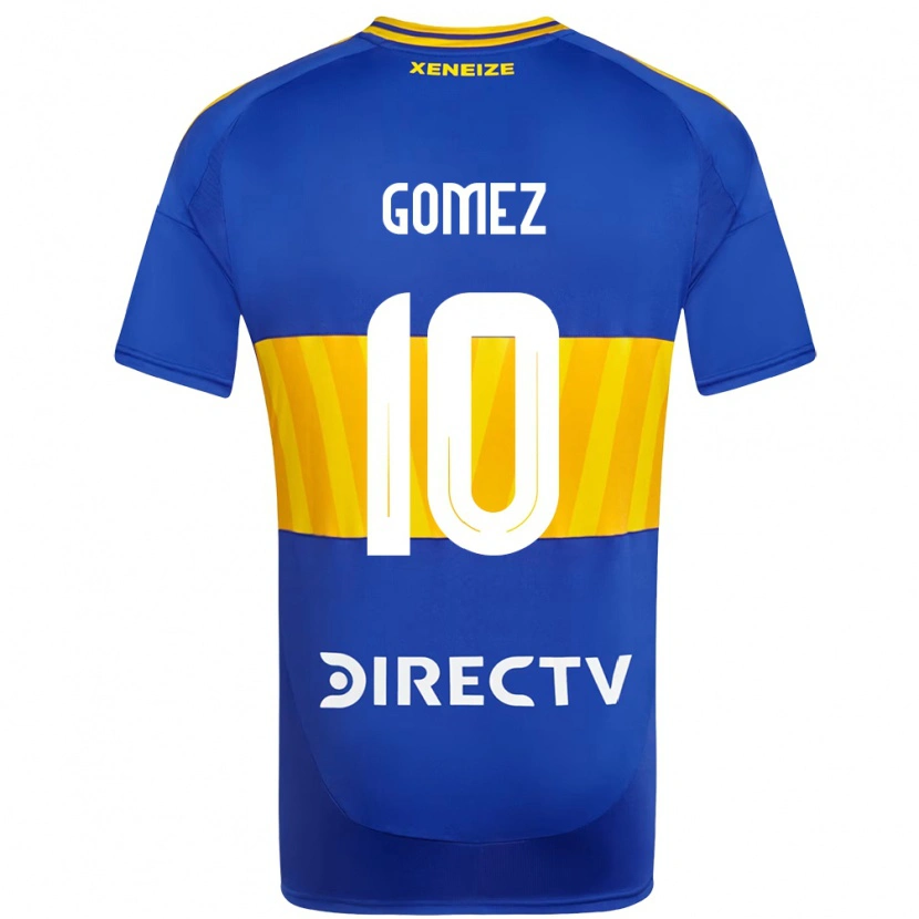 Danxen Niño Camiseta Camila Gómez Ares #10 Blanco Azul 1ª Equipación 2025/26 La Camisa México