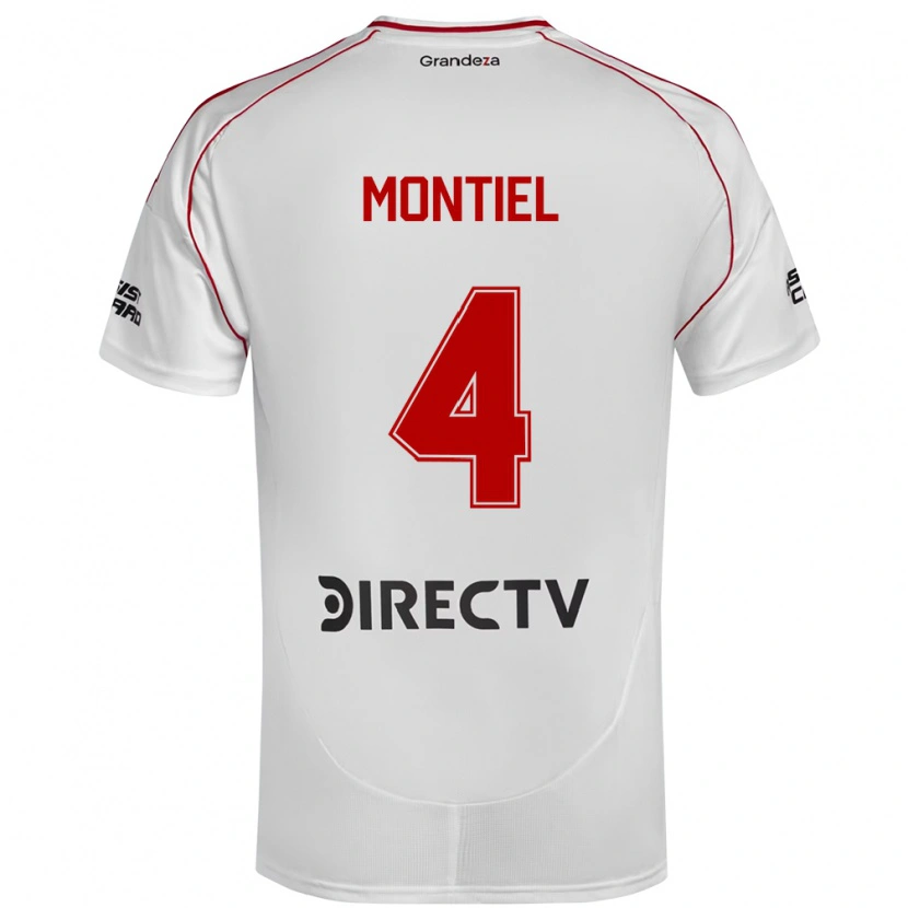 Danxen Niño Camiseta Gonzalo Montiel #4 Borgoña Magenta 1ª Equipación 2025/26 La Camisa México