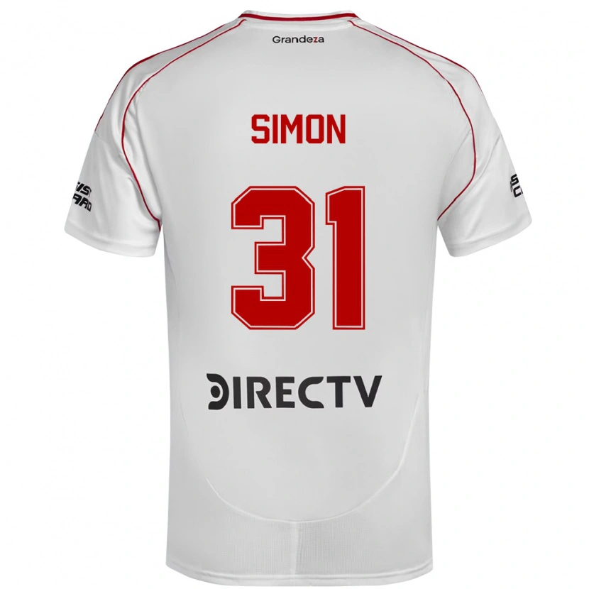 Danxen Niño Camiseta Santiago Simón #31 Borgoña Magenta 1ª Equipación 2025/26 La Camisa México