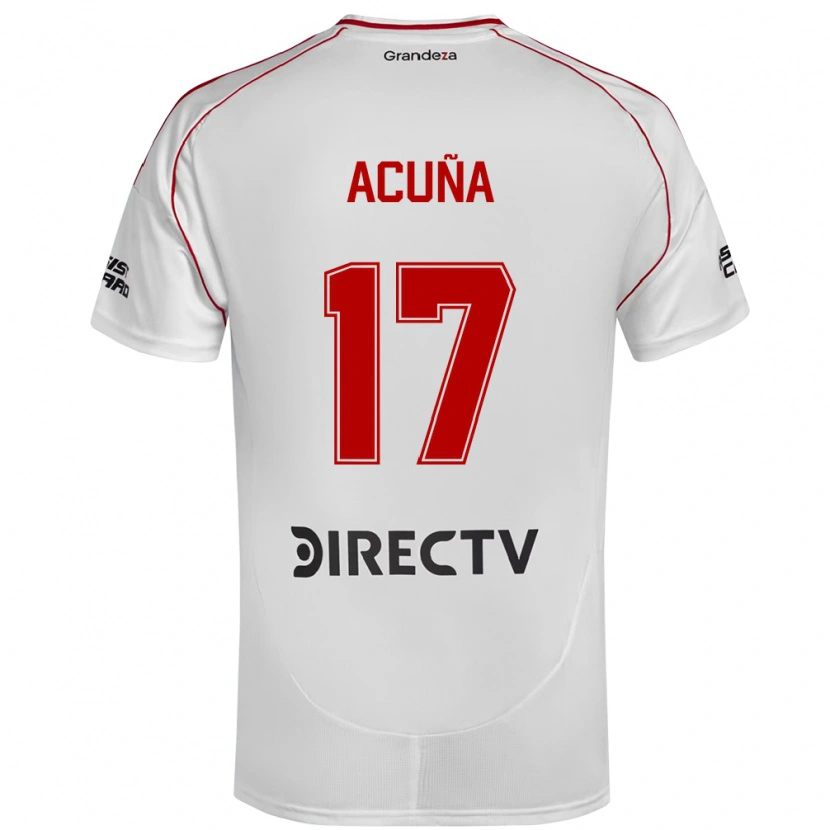 Danxen Niño Camiseta Ayelén Acuña #17 Borgoña Magenta 1ª Equipación 2025/26 La Camisa México