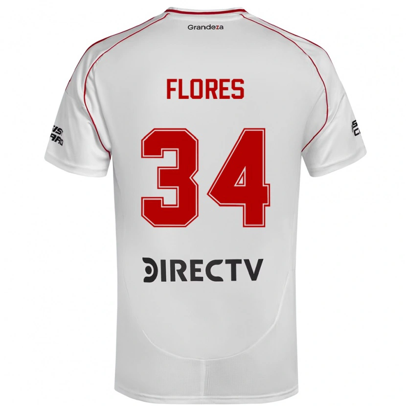 Danxen Niño Camiseta Brenda Flores #34 Borgoña Magenta 1ª Equipación 2025/26 La Camisa México